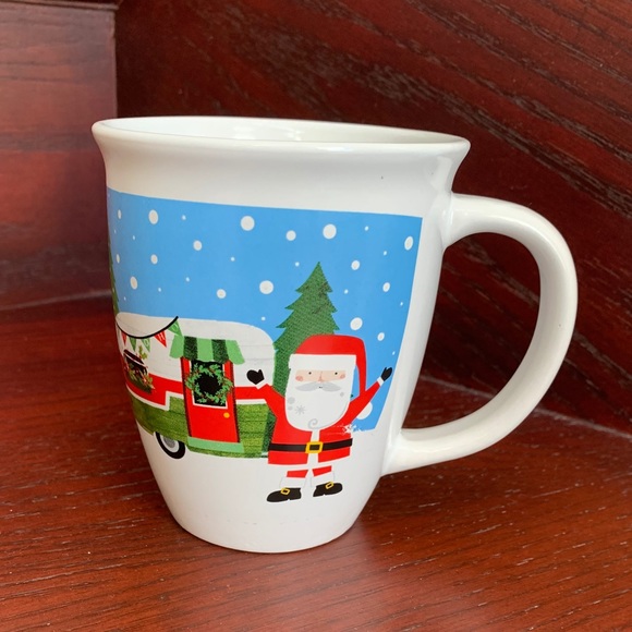 NWOT ROYAL NORFOLK Santa & Vintage trailer mug cup - Picture 9 of 9